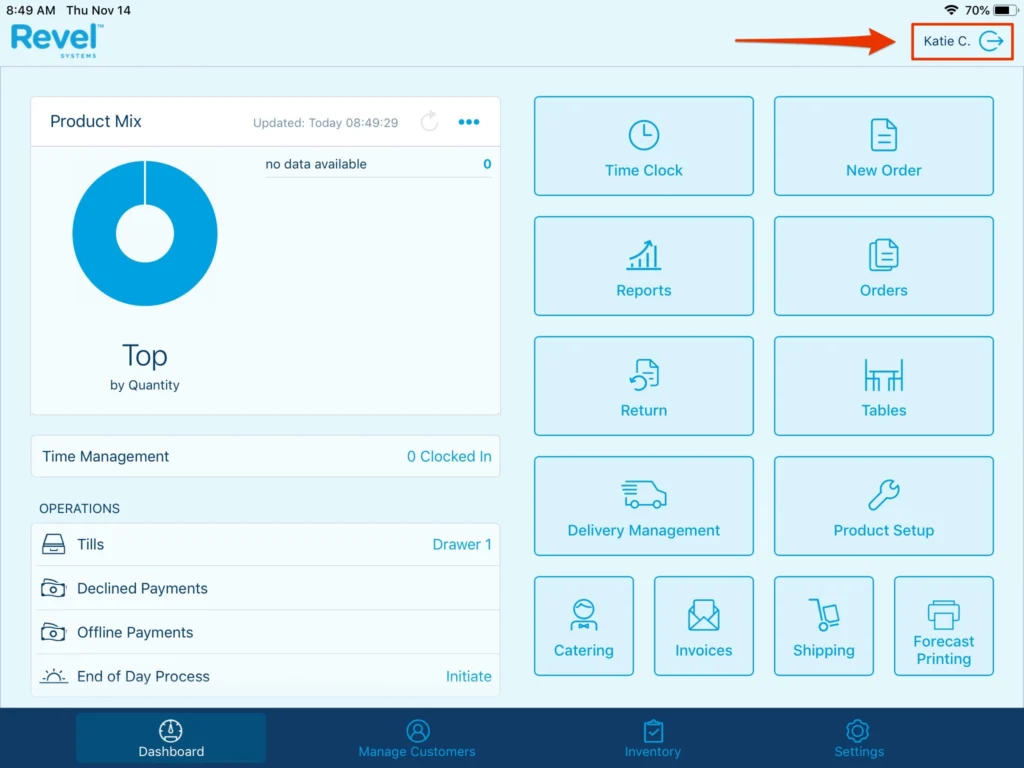 revel system - aplikasi kasir untuk toko baju

