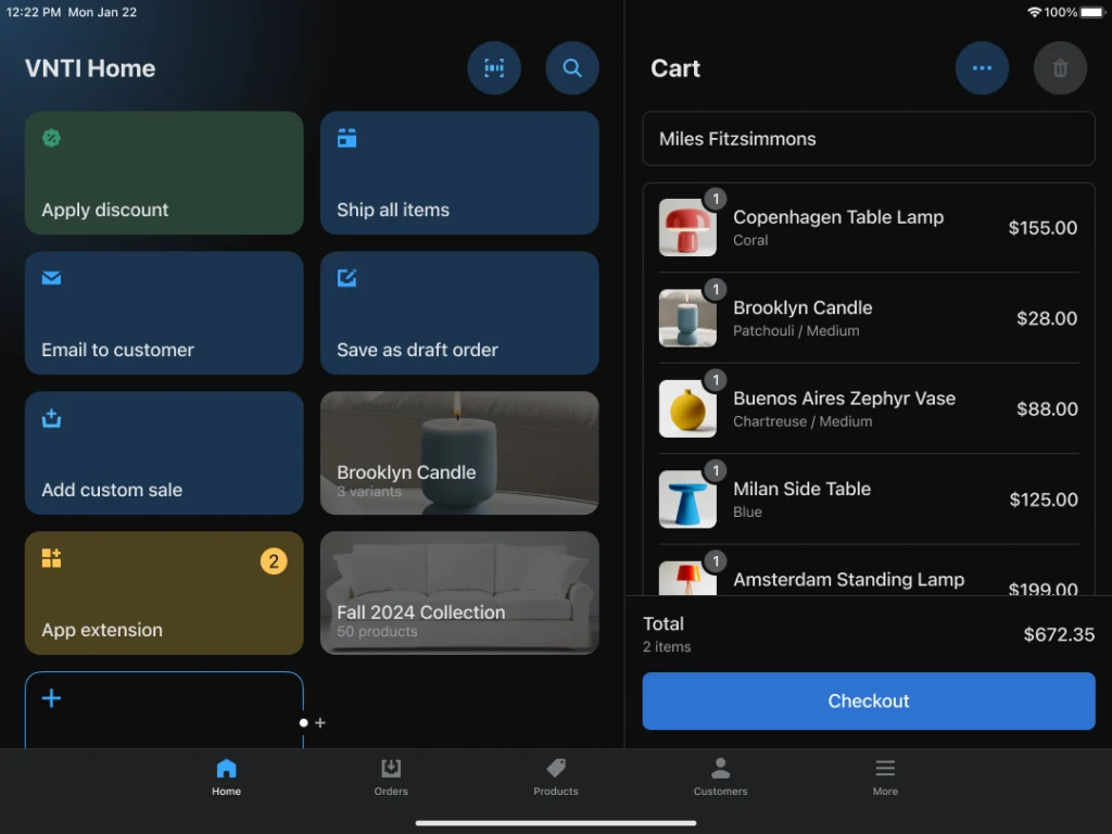 Shopify - pos terbaik untuk retail

