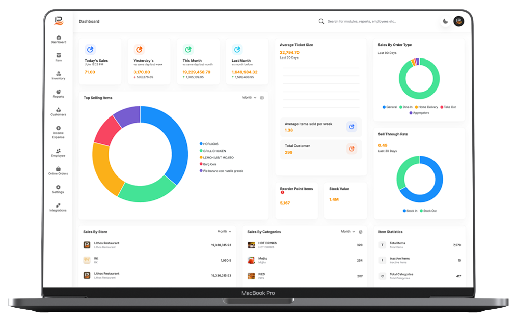 Lithos POS - aplikasi kasir jual kue online
