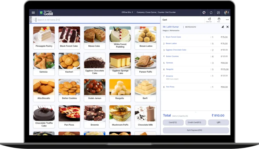 GoFrugal Bakery - aplikasi kasir jual kue online
