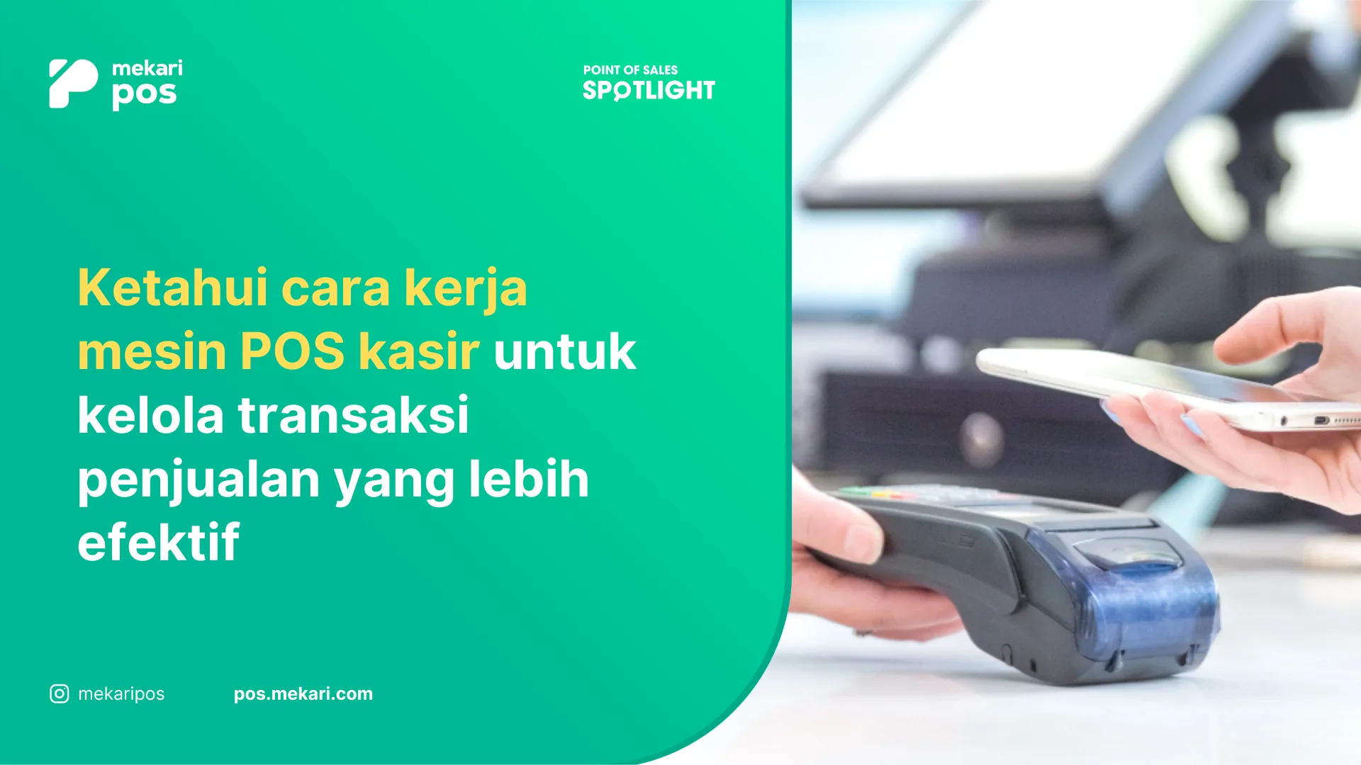 Cara kerja mesin POS
