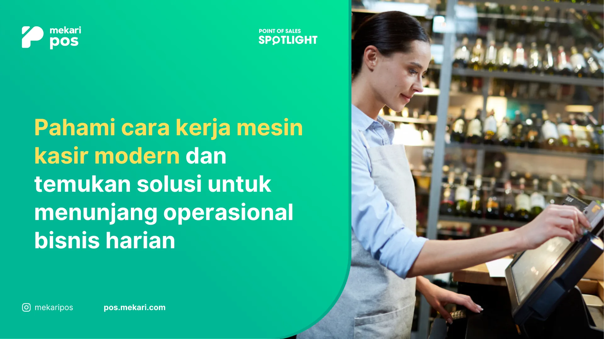 Cara kerja mesin kasir