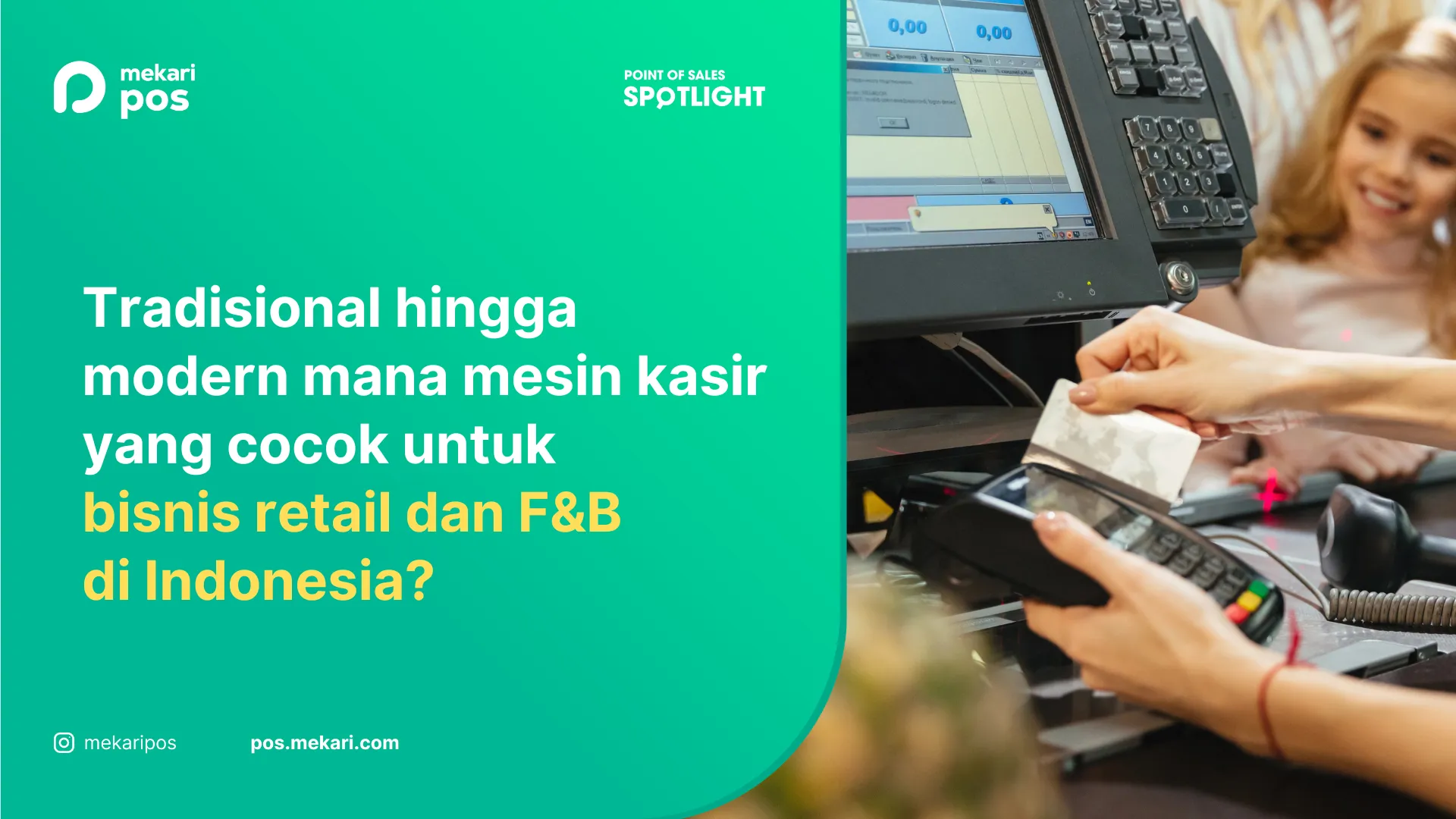 jenis-jenis mesin kasir