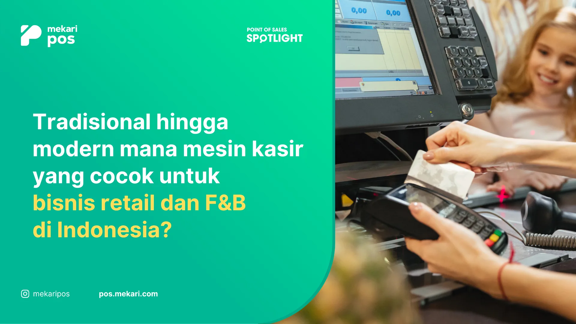 Jenis-jenis mesin kasir