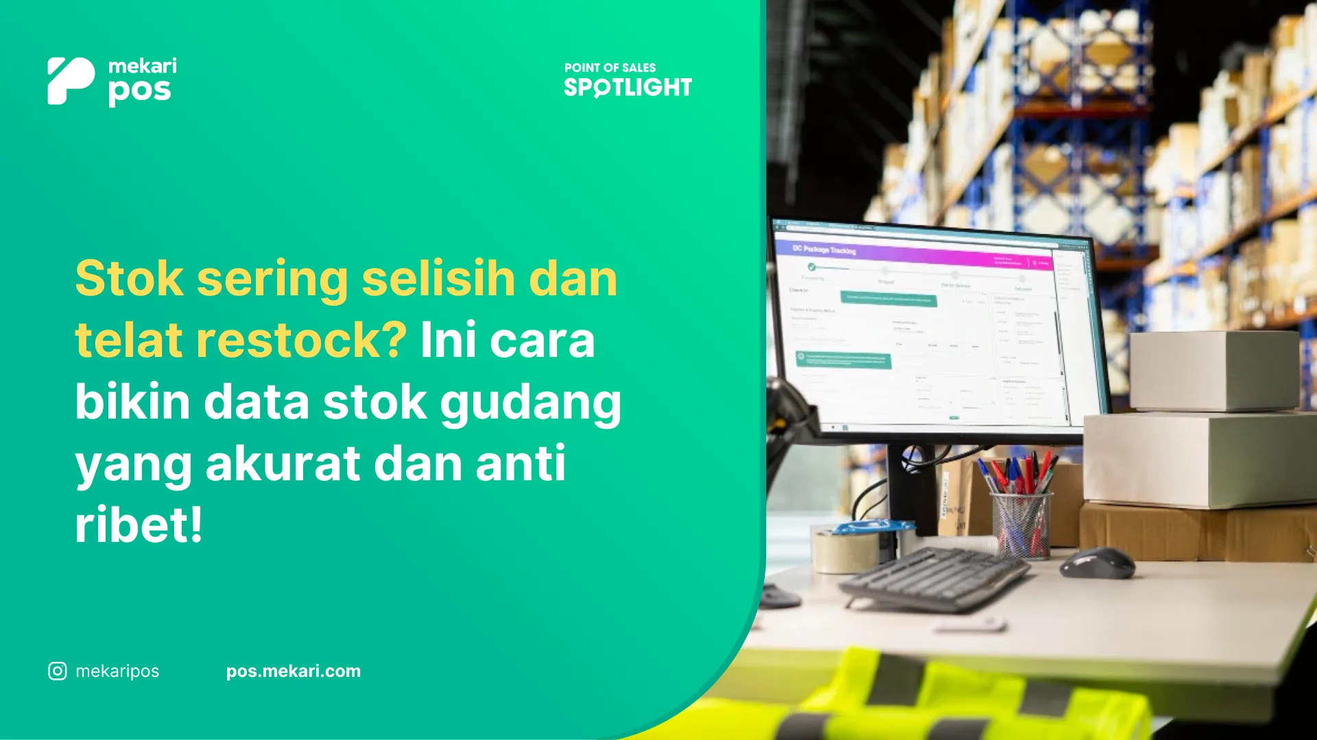 cara membuat data stok gudang