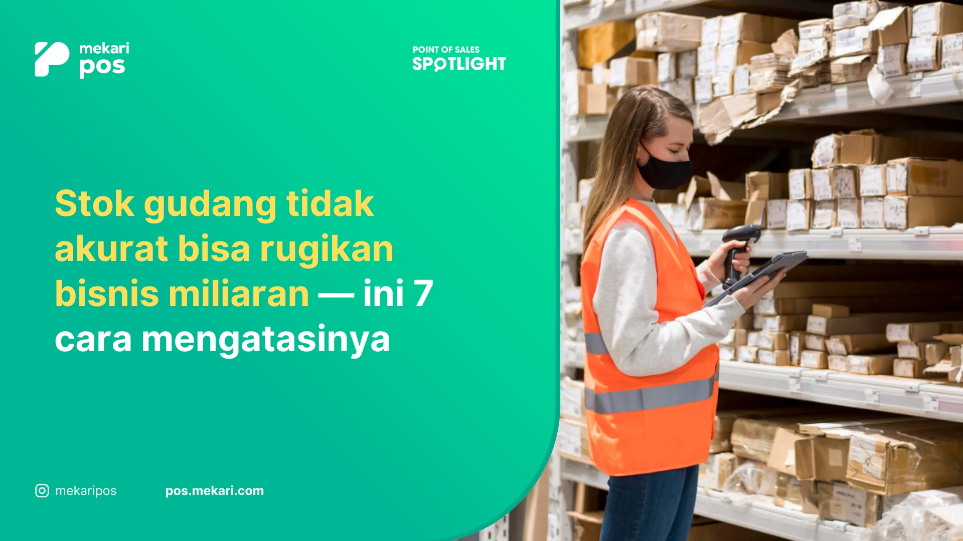 cara mengontrol stok gudang