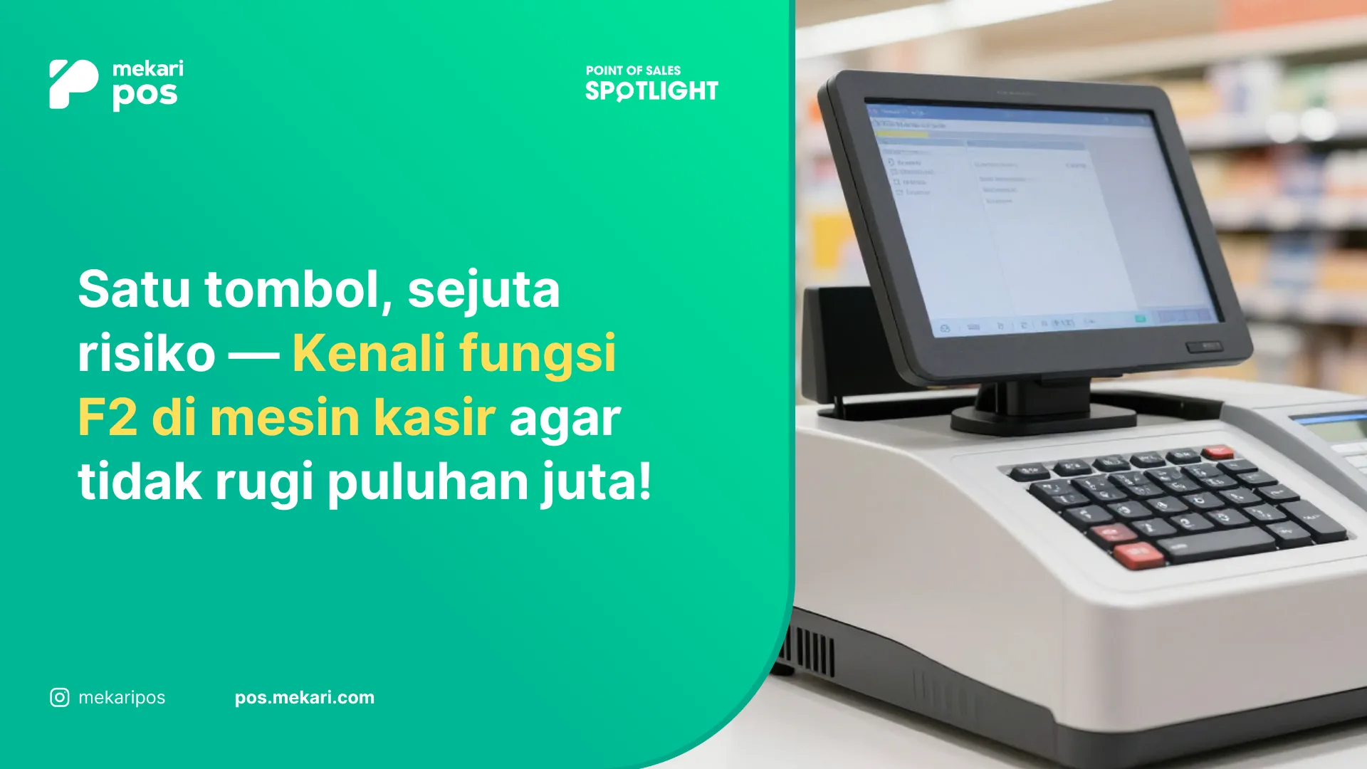 fungsi dari tombol f2 pada menu pos transaksi adalah