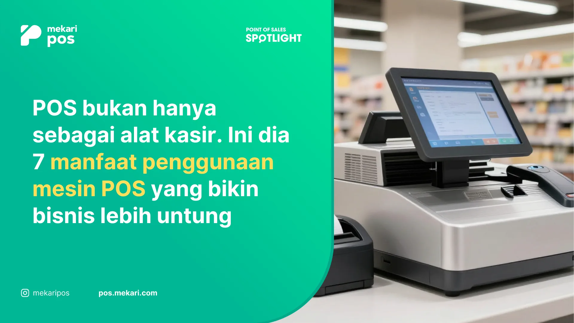 manfaat utama dari penggunaan mesin pos