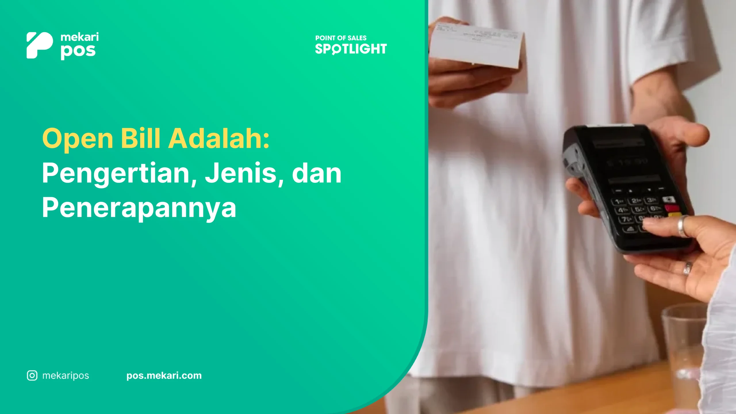 open bill adalah