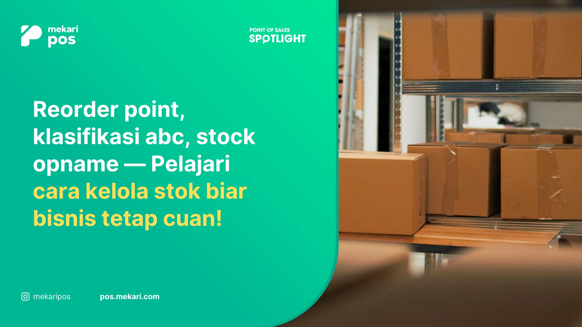 stok barang adalah