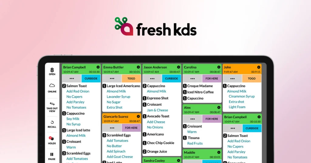 Fresh KDS - kitchen display system
