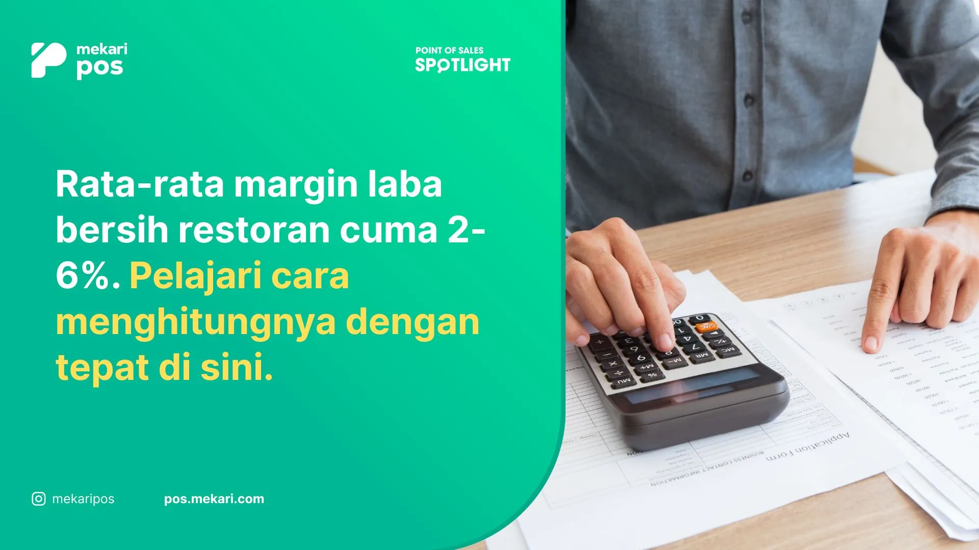 cara menghitung laba bersih restoran