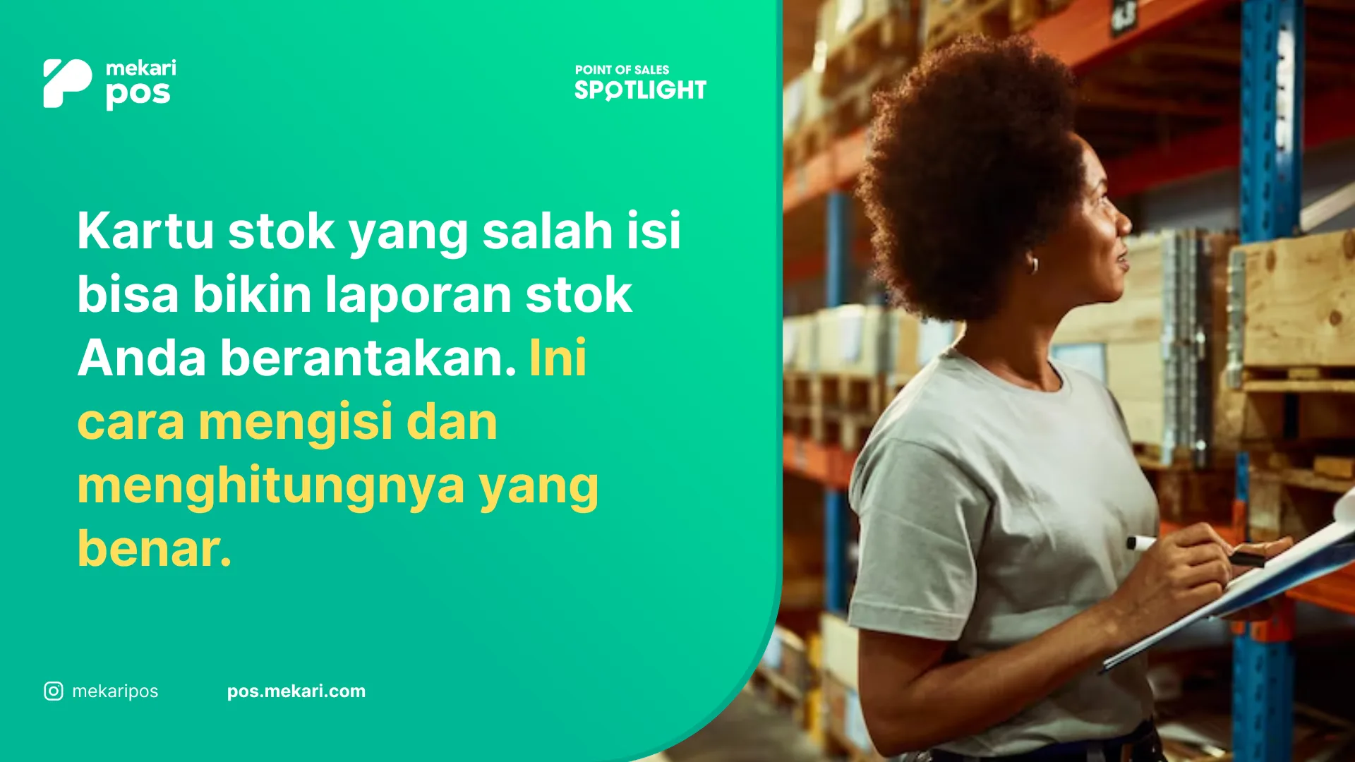 cara menghitung stok barang