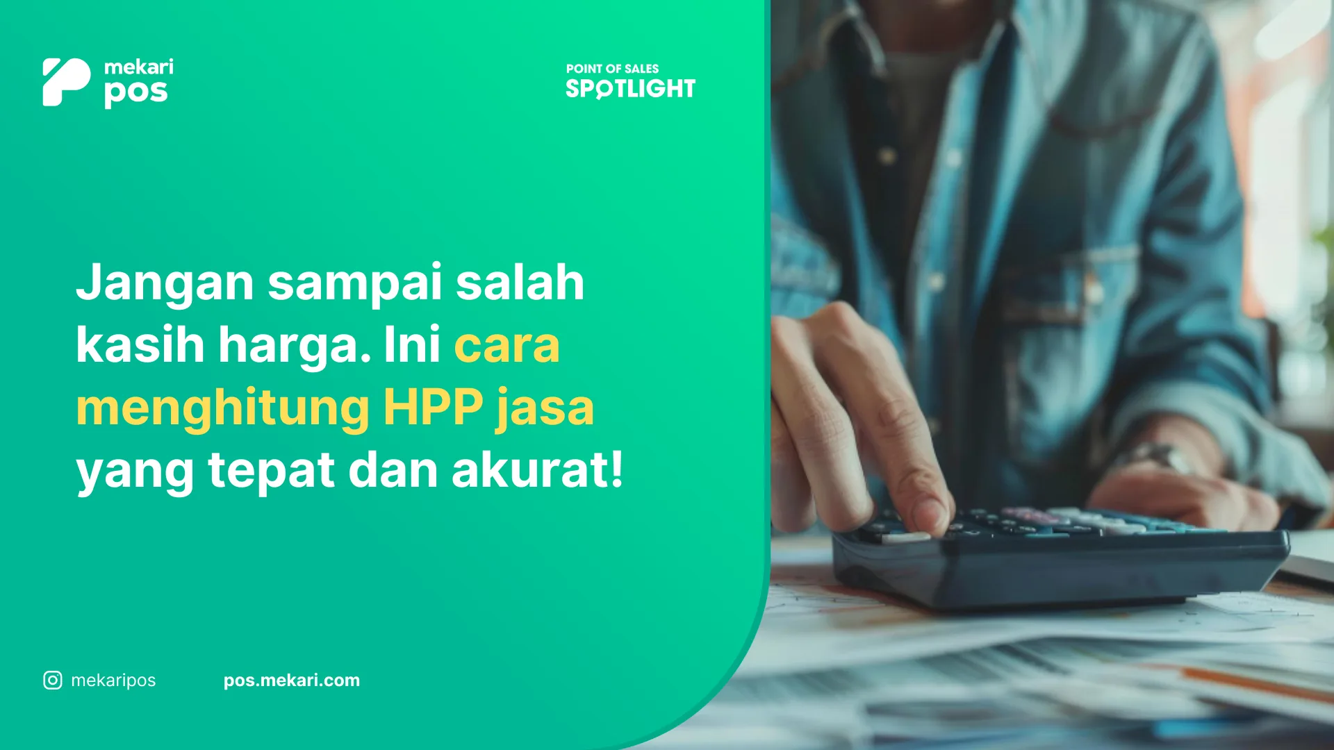 cara menghitung HPP jasa