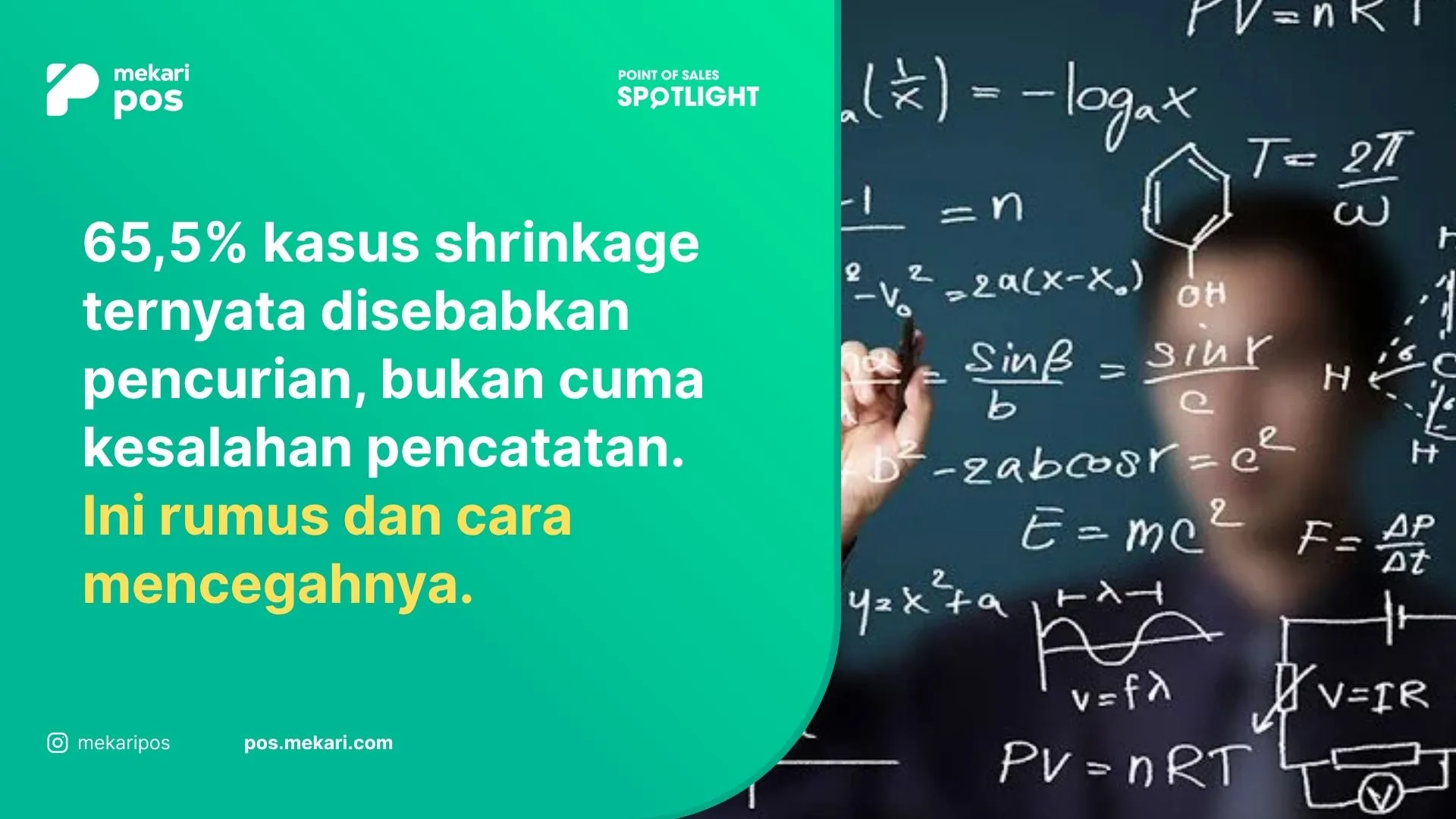 rumus shrinkage