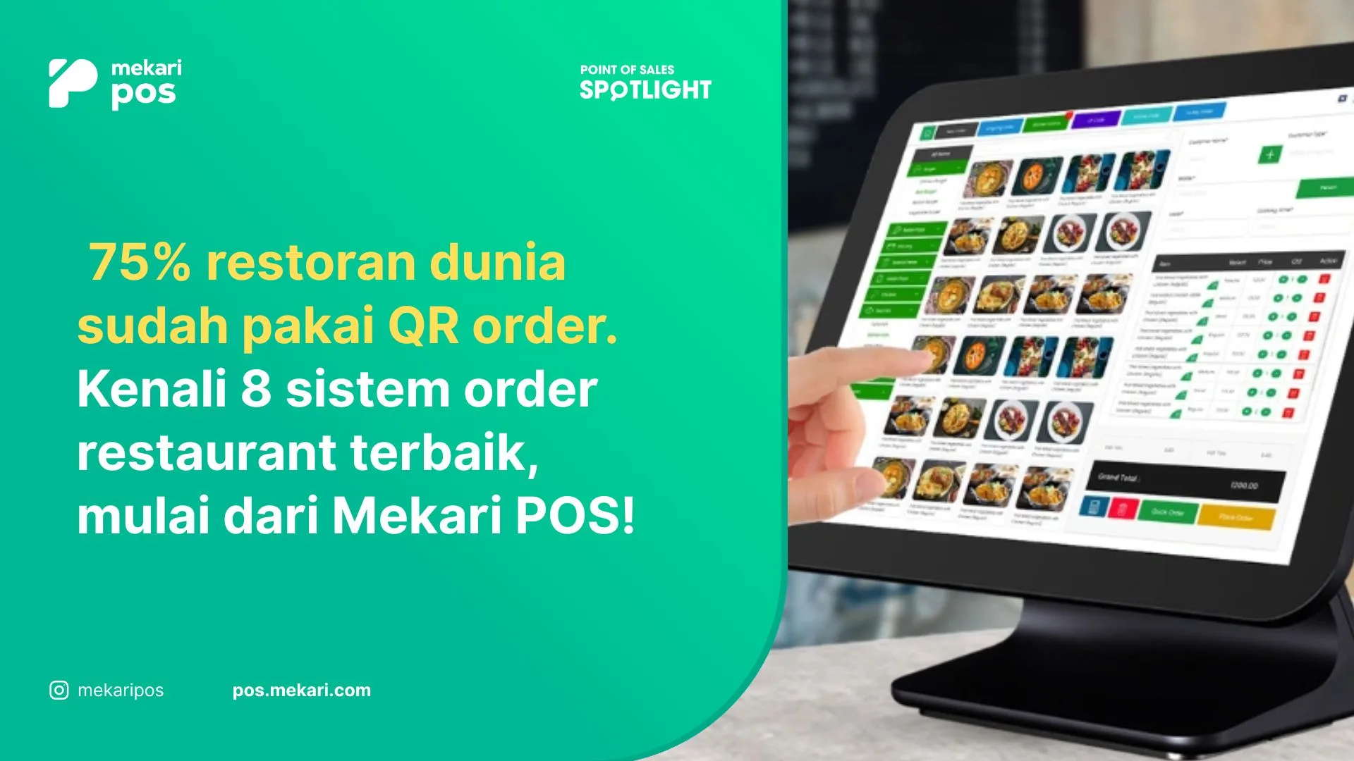 sistem order restaurant