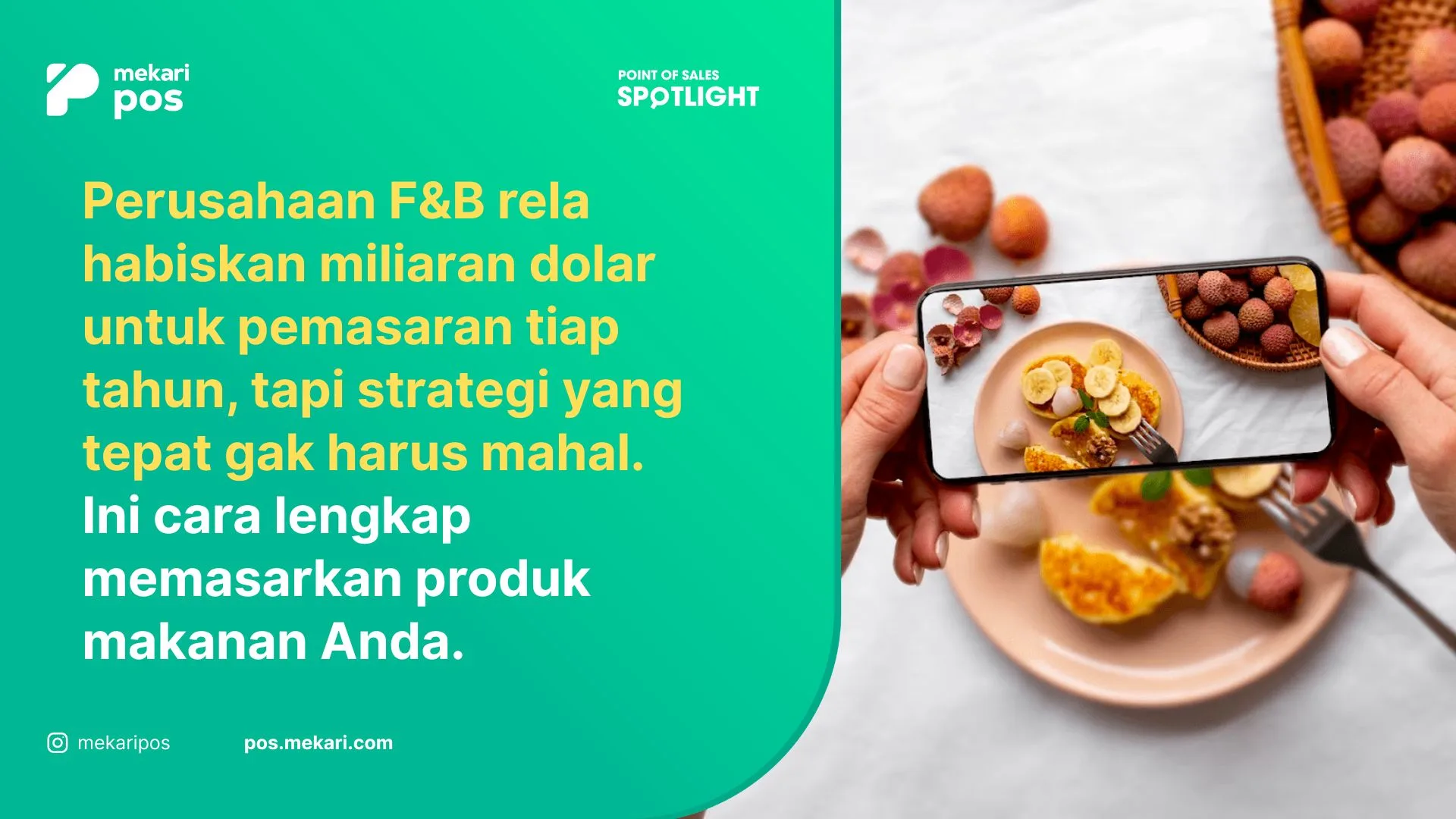 cara memasarkan produk makanan