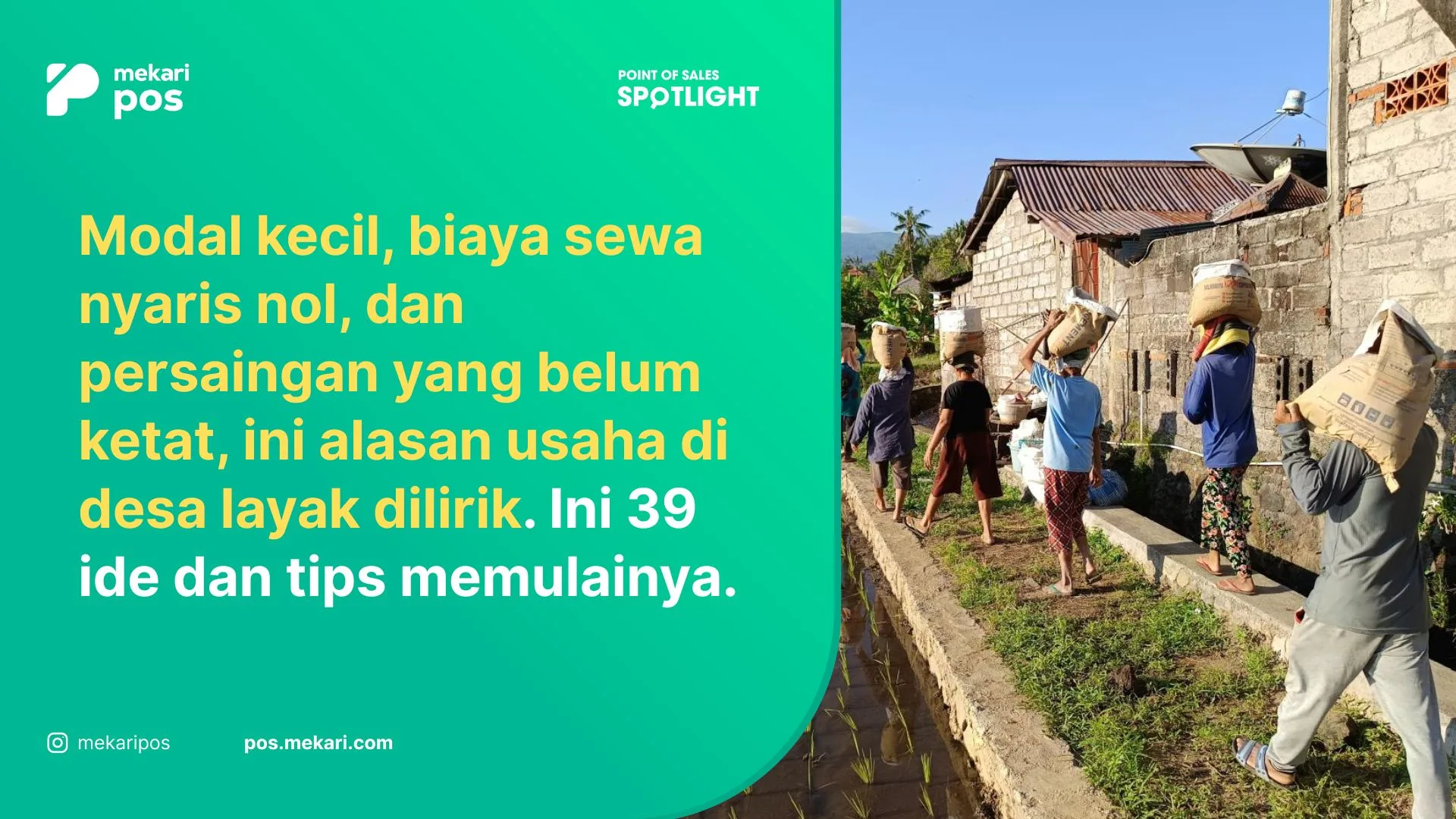 usaha yang menjanjikan di desa