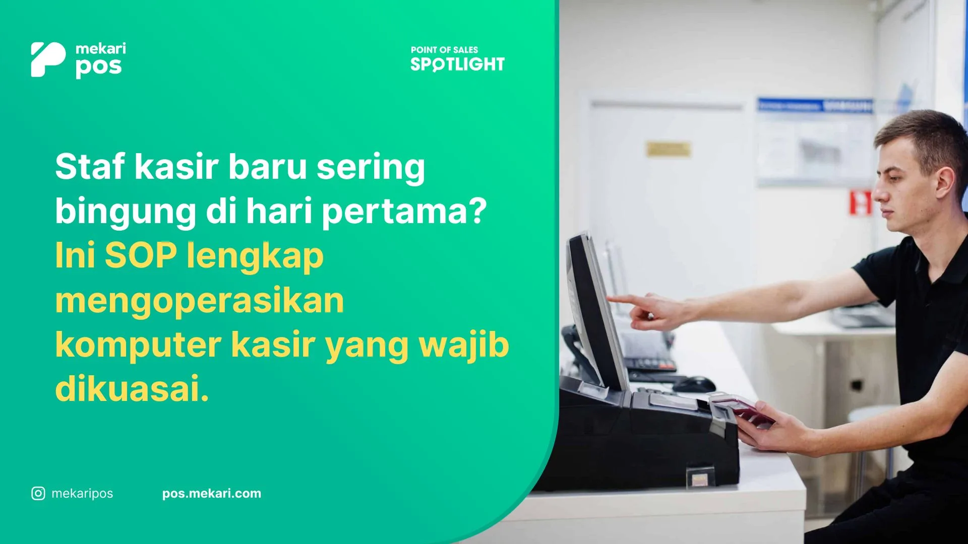 cara mengoprasikan komputer kasir