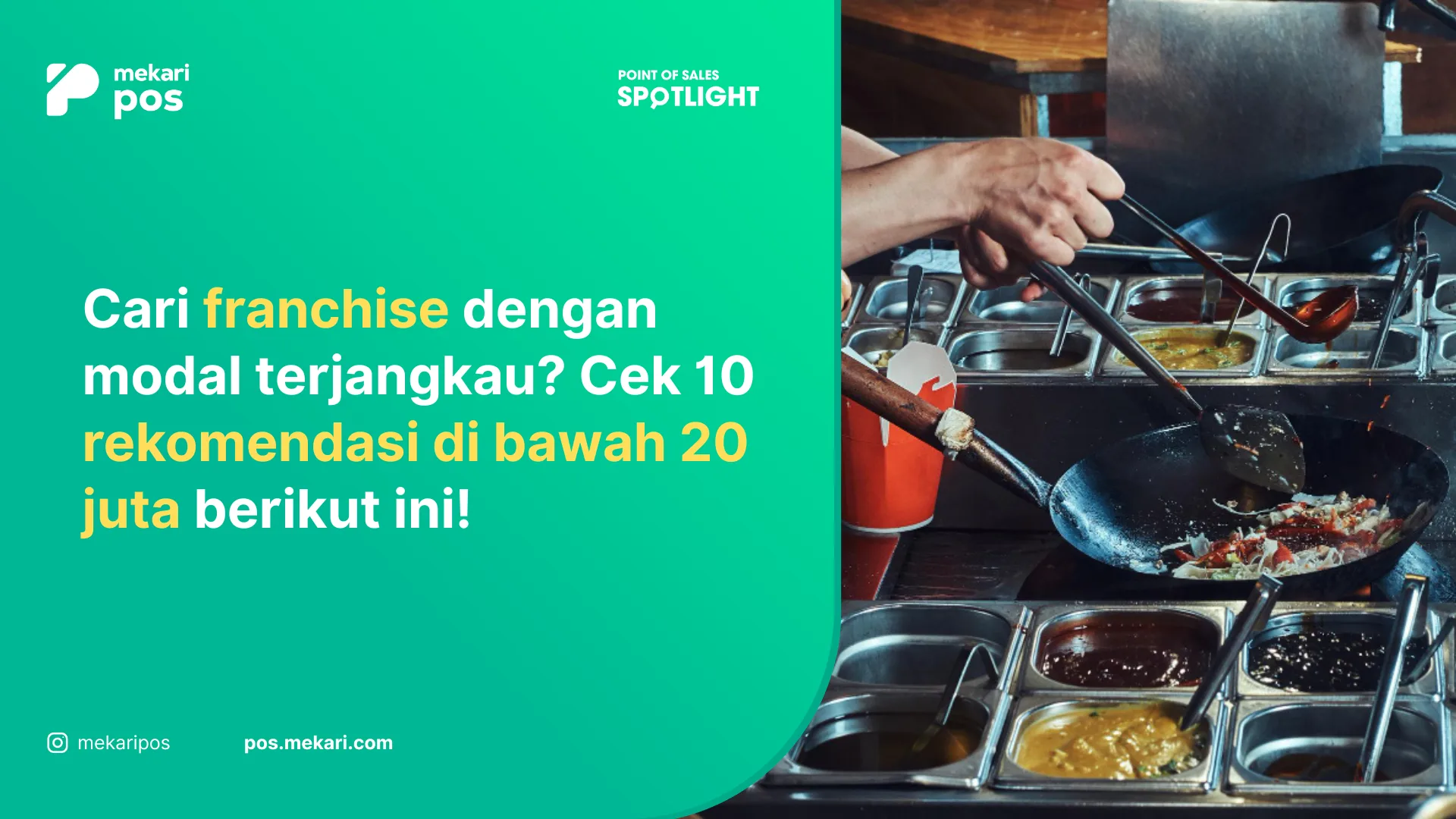 franchise dibawah 20 juta