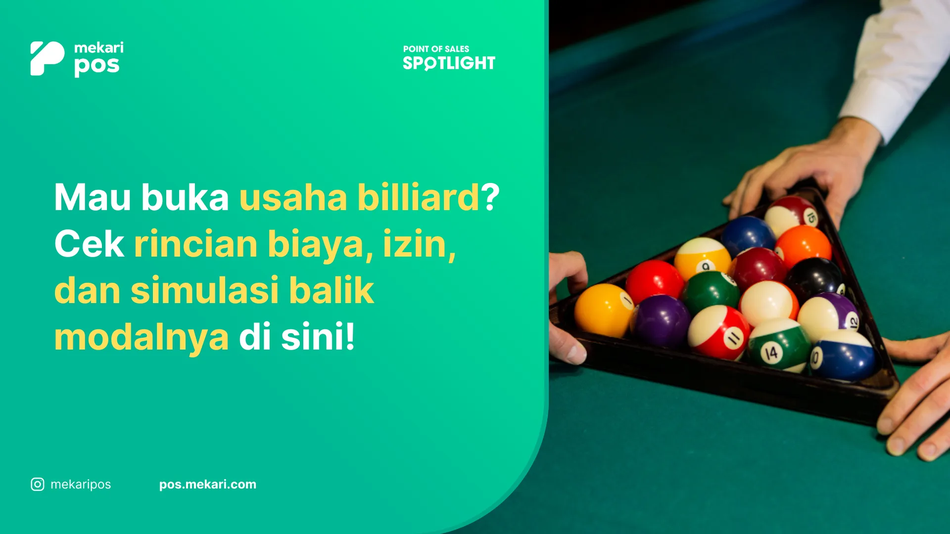 modal buka usaha billiard