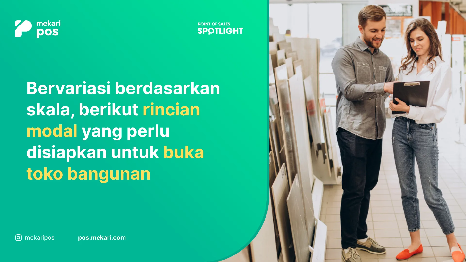 modal usaha toko bangunan